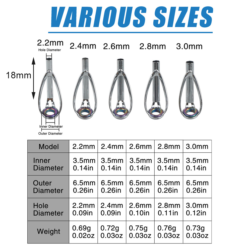 50/100 PCS Fishing Rod Tips Re - огляд і ціна Fishing Rod Tip Replacement