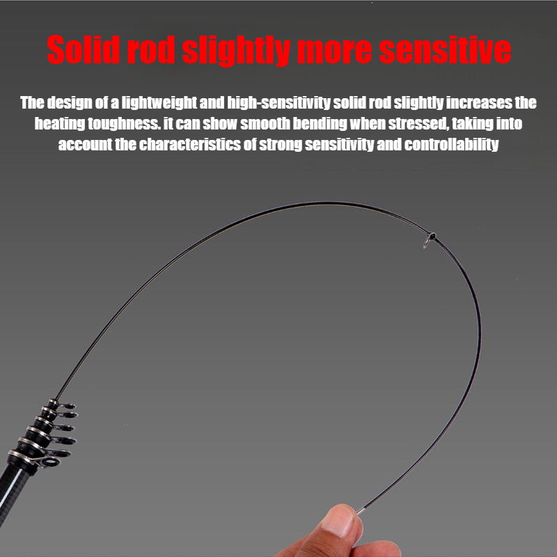 3.6-6.3m Carbon Fiber Telescop - огляд і ціна Fishing Rod Surf