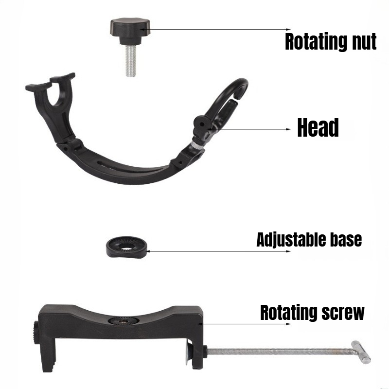 360° Rotating Adjustable Heavy - огляд і ціна Fishing Rod Rack