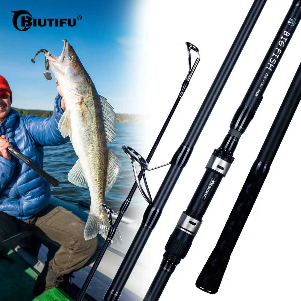 BIUTIFU BIGFISH Carp Surfcasti - огляд і ціна Fishing Rod Surf